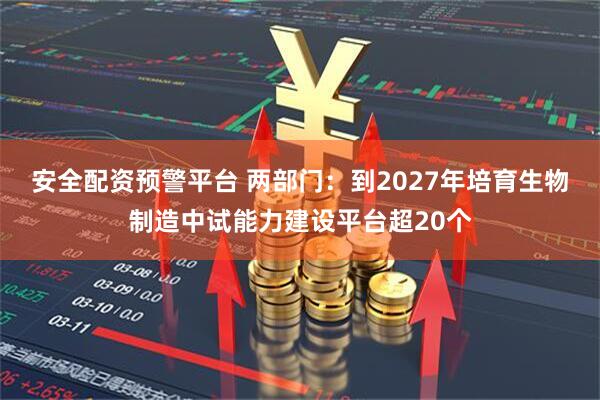 安全配资预警平台 两部门：到2027年培育生物制造中试能力建设平台超20个